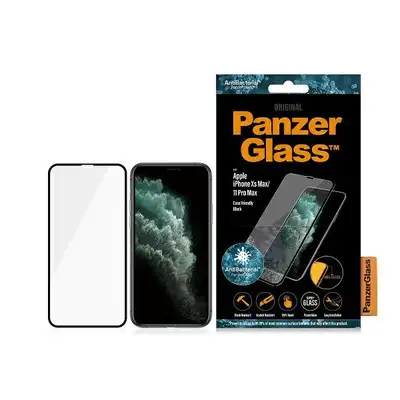Szkło ochronne E2E Super+ do iPhone XS Max / 11 Pro Max PanzerGlass, antybakteryjne