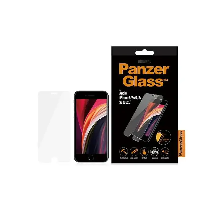 Szkło ochronne Standard Super+ do iPhone 6/6s/7/8/SE 2020 / SE 2022 PanzerGlass