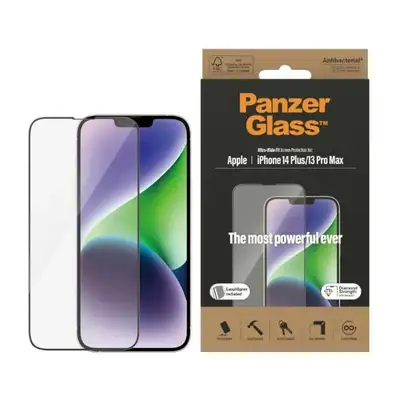 Szkło ochronne do iPhone 14 Plus / 13 Pro Max (6,7&quot;) PanzerGlass, antybakteryjne, z aplikatorem