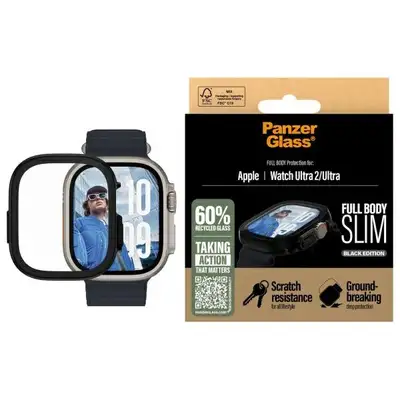 Pełna ochrona (Full Body Slim) do Apple Watch Ultra 2 / Ultra (49 mm) PanzerGlass, czarna