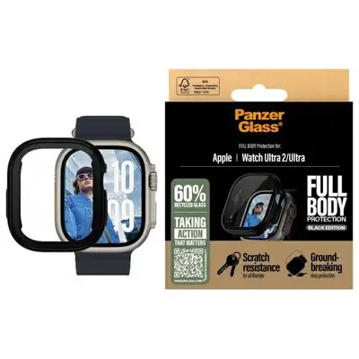 Pełna ochrona (Snappie Full Body) do Apple Watch Ultra 2 PanzerGlass, czarna