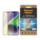 Szkło ochronne do iPhone 14 Plus / 13 Pro Max (6,7&quot;) PanzerGlass, antybakteryjne, filtr światła niebieskiego, z aplikatorem