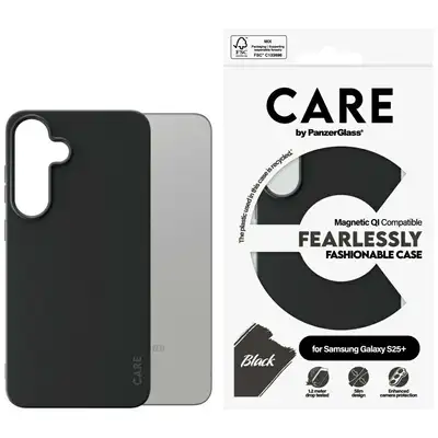 Etui do Samsung Galaxy S25+ CARE by PanzerGlass Fashion QI, czarne