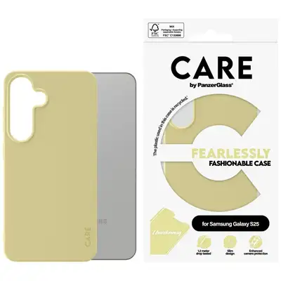 Etui do Samsung Galaxy S25 CARE by PanzerGlass Fashion, chardonnay