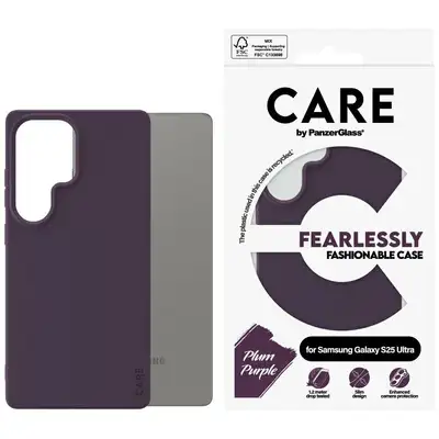 Etui do Samsung Galaxy S25 Ultra CARE by PanzerGlass Fashion, fioletowe