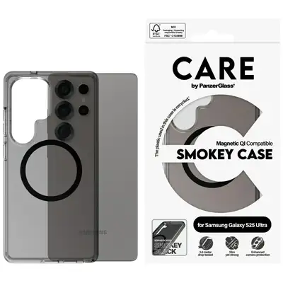 Etui do Samsung Galaxy S25 Ultra CARE by PanzerGlass Flagship Urban Combat Black QI, dymne