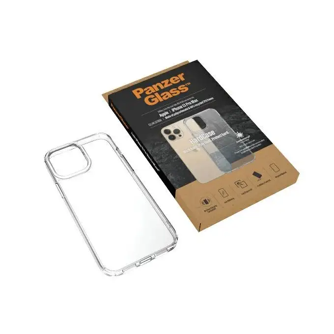 Etui do iPhone 13 Pro Max PanzerGlass HardCase, antybakteryjne, Military grade, przezroczyste