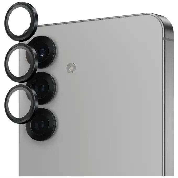 Osłona obiektywu Hoops do Samsung Galaxy S25 PanzerGlass, czarna