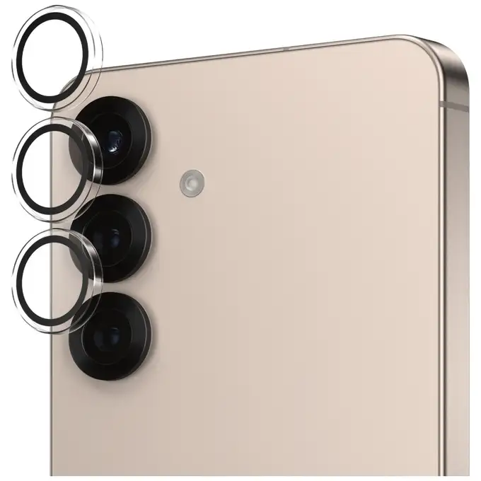 Osłona obiektywu Hoops do Samsung Galaxy S25 PanzerGlass, przezroczysta