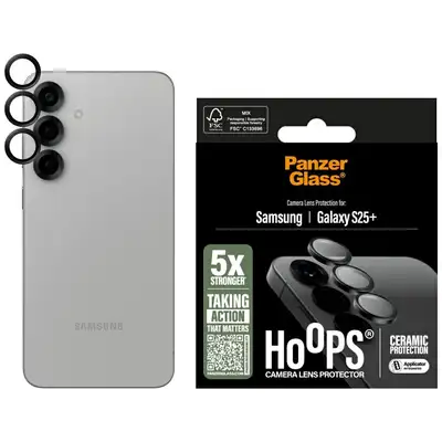 Osłona obiektywu ceramiczna Hoops do Samsung Galaxy S25+ PanzerGlass