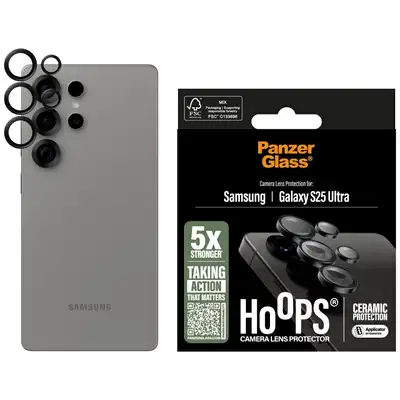 Osłona obiektywu ceramiczna Hoops do Samsung Galaxy S25 Ultra PanzerGlass