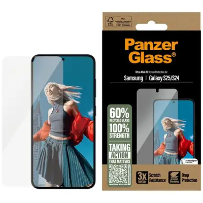 Szkło hartowane PanzerGlass Ultra-Wide   Fit do Samsung Galaxy S25