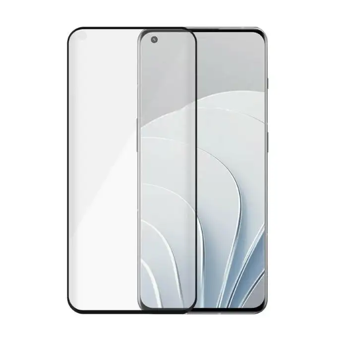 Szkło ochronne E2E Microfracture do OnePlus 9 Pro / 10 Pro / 11 PanzerGlass, Case Friendly, antybakteryjne, czarne