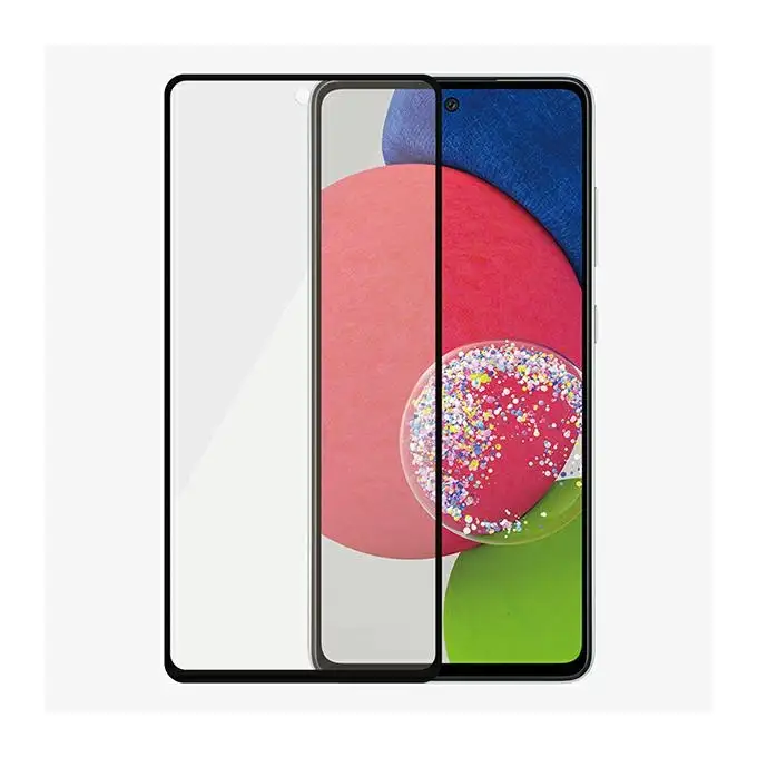 Szkło ochronne E2E Microfracture do Samsung A52 / A52 5G / A53 5G PanzerGlass, Case Friendly, antybakteryjne, czarne