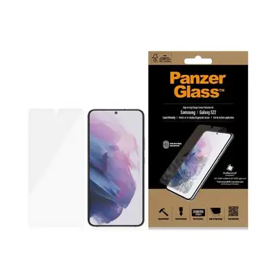 Szkło ochronne E2E Microfracture do Samsung S22 (G901) PanzerGlass, Case Friendly, antybakteryjne, czarne