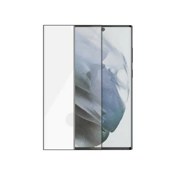 Szkło ochronne E2E Microfracture do Samsung S22 Ultra (G908) PanzerGlass, Case Friendly, antybakteryjne, czarne