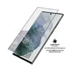 Szkło ochronne E2E Microfracture do Samsung S22 Ultra (G908) PanzerGlass, Case Friendly, antybakteryjne, czarne