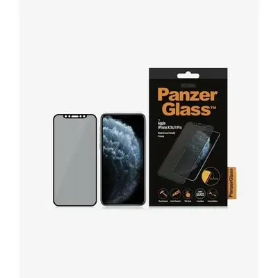 Szkło ochronne E2E Super+ do iPhone X / XS / 11 Pro PanzerGlass, Privacy