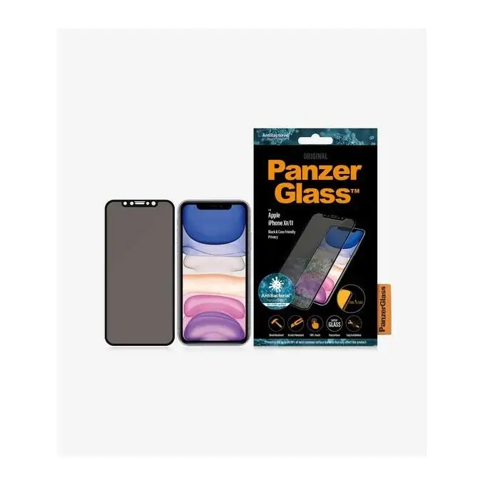 Szkło ochronne E2E Super+ do iPhone XR / 11 PanzerGlass, Privacy