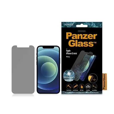 Szkło ochronne Standard Super+ do iPhone 12 Mini PanzerGlass, Privacy, antybakteryjne
