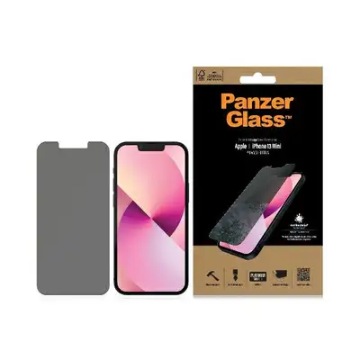 Szkło ochronne Standard Super+ do iPhone 13 Mini (5,4&quot;) PanzerGlass, Privacy, antybakteryjne