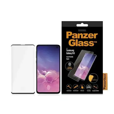 Szkło ochronne do Samsung S10 (G973) PanzerGlass Curved Super+, FingerPrint, Case Friendly, czarne