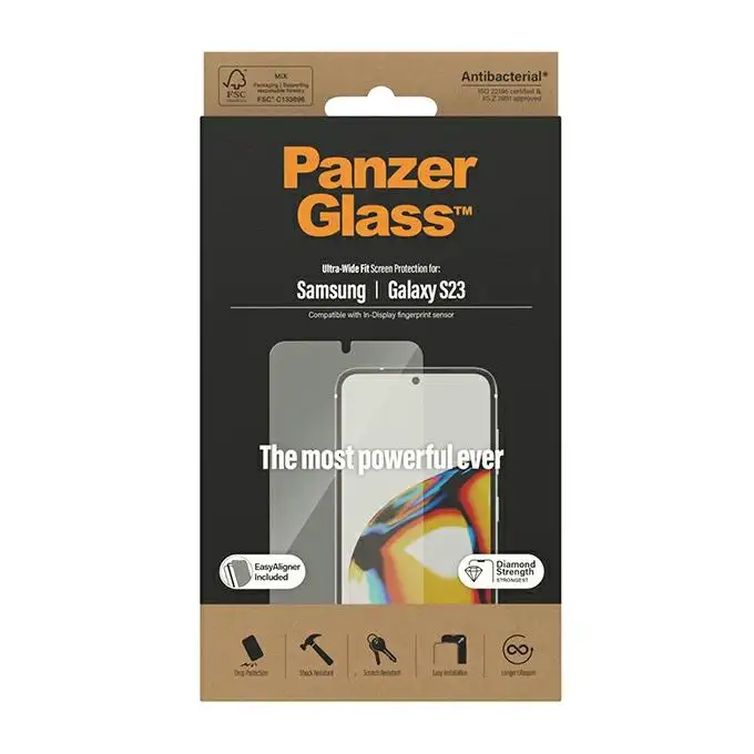 Szkło ochronne do Samsung S23 (S911) PanzerGlass, z aplikatorem