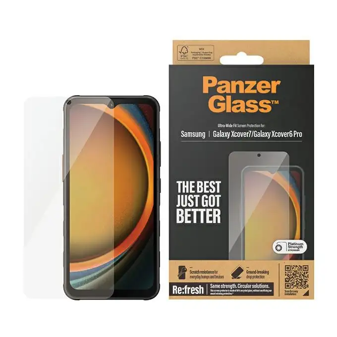 Szkło ochronne do Samsung Xcover7 / Xcover6 Pro PanzerGlass (re-glass)