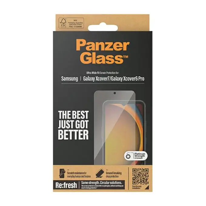 Szkło ochronne do Samsung Xcover7 / Xcover6 Pro PanzerGlass (re-glass)