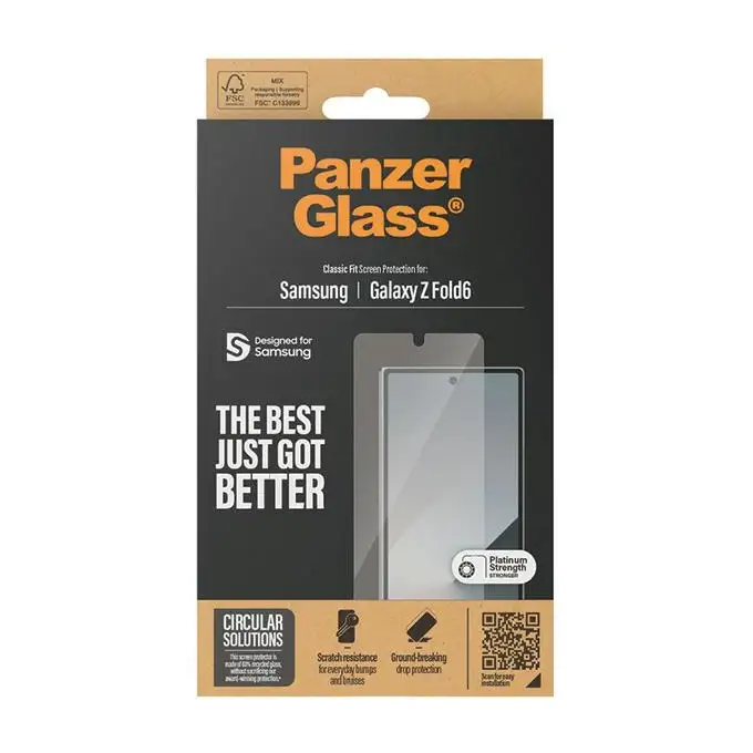 Szkło ochronne do Samsung Z Fold6 PanzerGlass Classic Fit