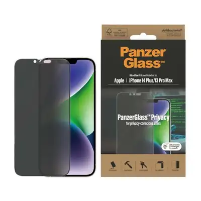 Szkło ochronne do iPhone 14 Plus / 13 Pro Max (6,7&quot;) PanzerGlass, Privacy, antybakteryjne