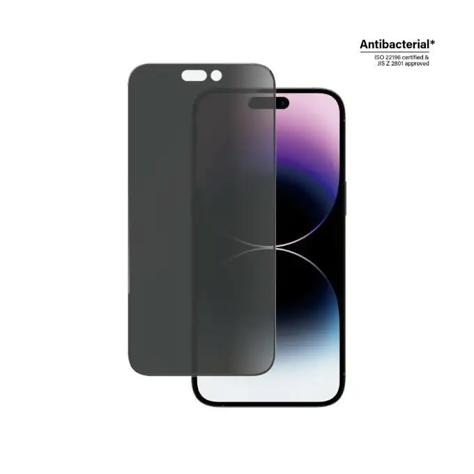 Szkło ochronne do iPhone 14 Pro Max (6,7&quot;) PanzerGlass, Privacy, antybakteryjne