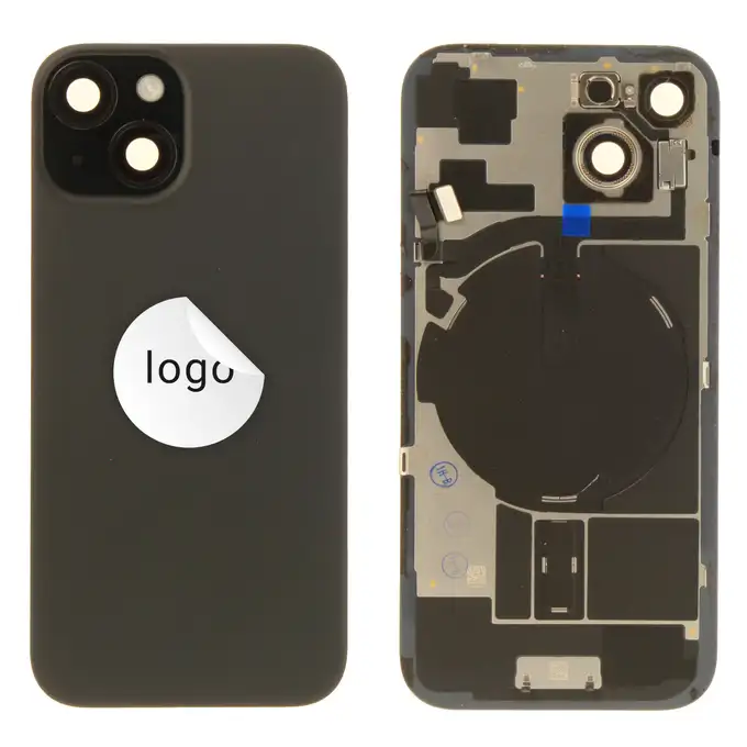 Klapka baterii (Pulled A) - czarna; do iPhone 15