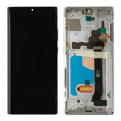 Wyświetlacz do Samsung Galaxy Note 20 Ultra N986 biały (Compatible soft) - z ramką