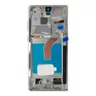 Wyświetlacz do Samsung Galaxy S22 Ultra S908 biały (Compatible soft) - z ramką