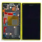 Wyświetlacz do Sony Xperia Z5 Compact - żółty