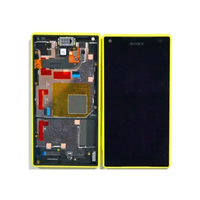 Wyświetlacz do Sony Xperia Z5 Compact - żółty