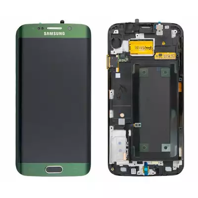 Wyświetlacz do Samsung Galaxy S6 Edge SM-G925 - zielony