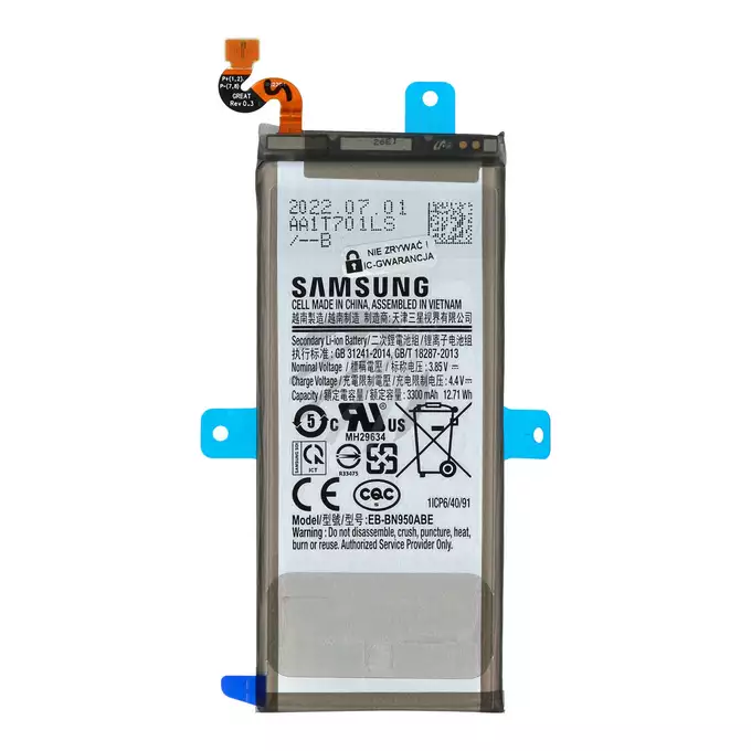 Bateria do Samsung Galaxy Note 8 SM-N950