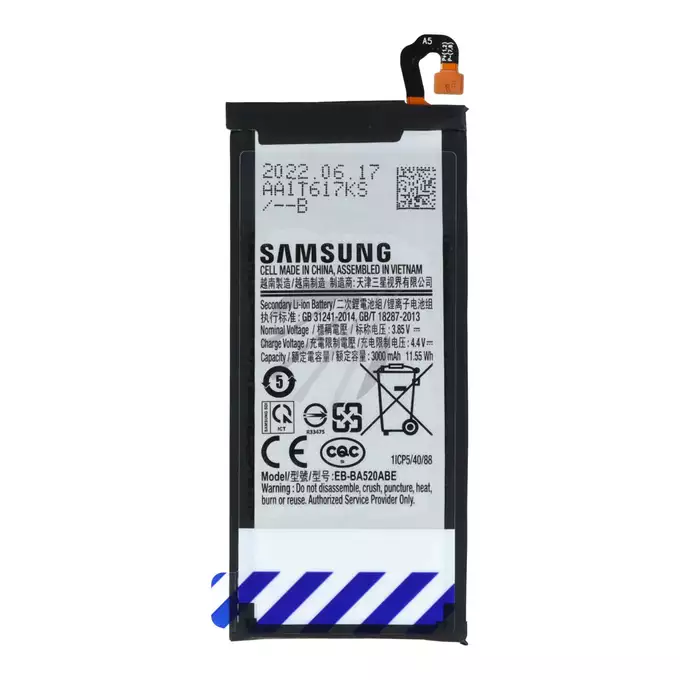 Bateria do Samsung Galaxy J5 (2017) SM-J530 / A5 (2017) SM-A520