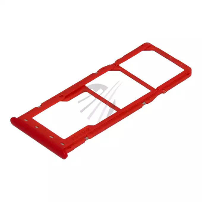Szufladka karty SIM i SD do Samsung Galaxy A10 SM-A105 - czerwona