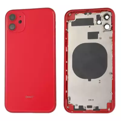 Klapka baterii do iPhone 11 (bez loga) - czerwona