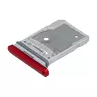 Szufladka karty SIM i SD do Samsung Galaxy S20 FE SM-G780 / S20 FE 5G SM-G781 - czerwona