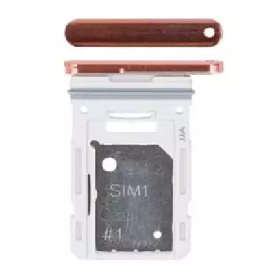 Szufladka karty SIM i SD do Samsung Galaxy S20 FE SM-G780 / S20 FE 5G SM-G781 - pomarańczowa