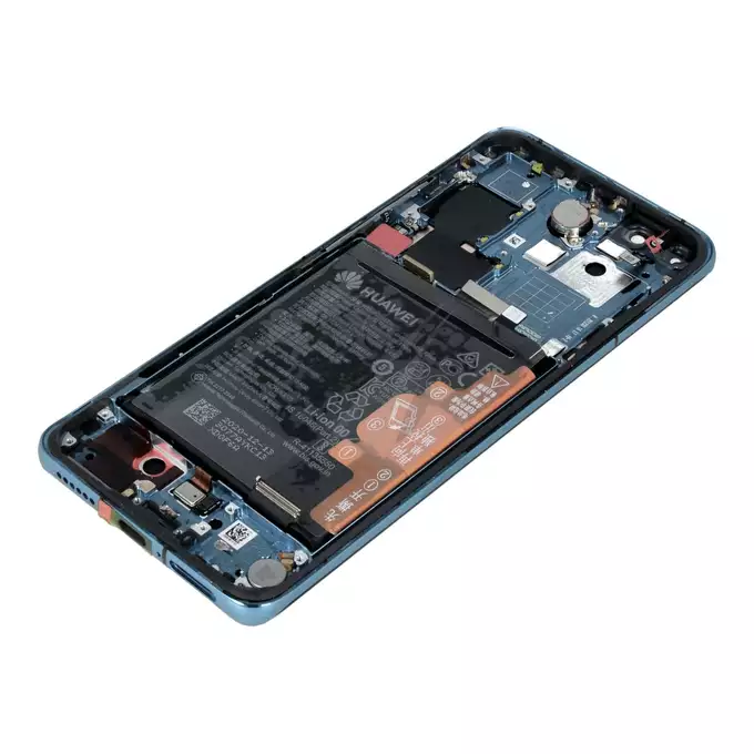Wyświetlacz + bateria do Huawei P40 Pro - niebieski