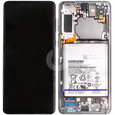 Wyświetlacz + bateria do Samsung Galaxy S21+ SM-G996 - srebrny