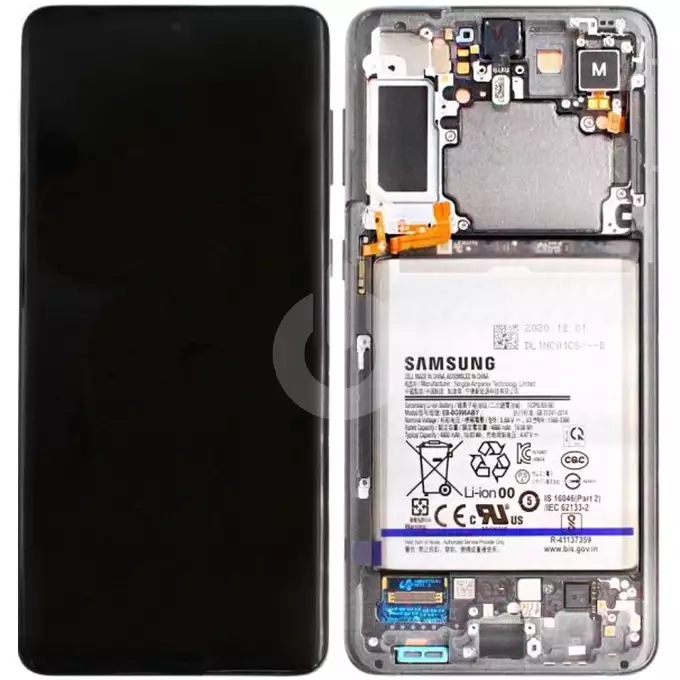 Wyświetlacz + bateria do Samsung Galaxy S21+ SM-G996 - srebrny