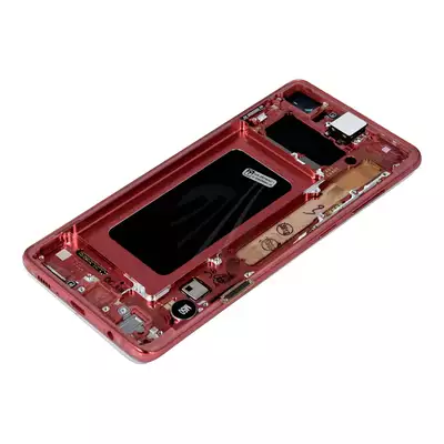 Wyświetlacz do Samsung Galaxy S10+ SM-G975 - czerwony