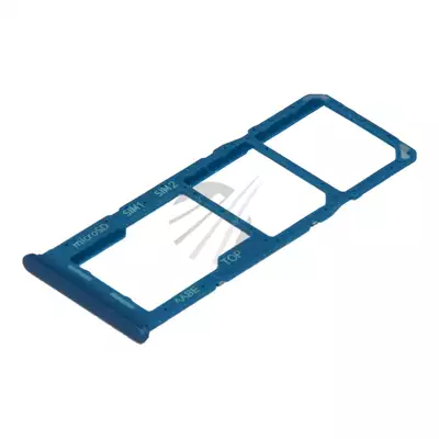 Szufladka karty SIM i SD do Samsung Galaxy A12 SM-A125 / A12 Nacho SM-A127 - niebieska