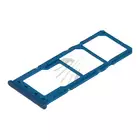 Szufladka karty SIM i SD do Samsung Galaxy A12 SM-A125 / A12 Nacho SM-A127 - niebieska
